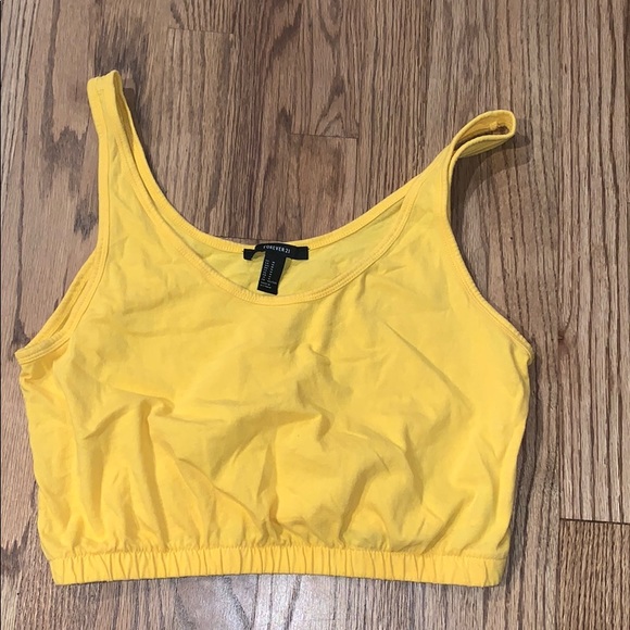 Yellow crop top - Picture 1 of 1